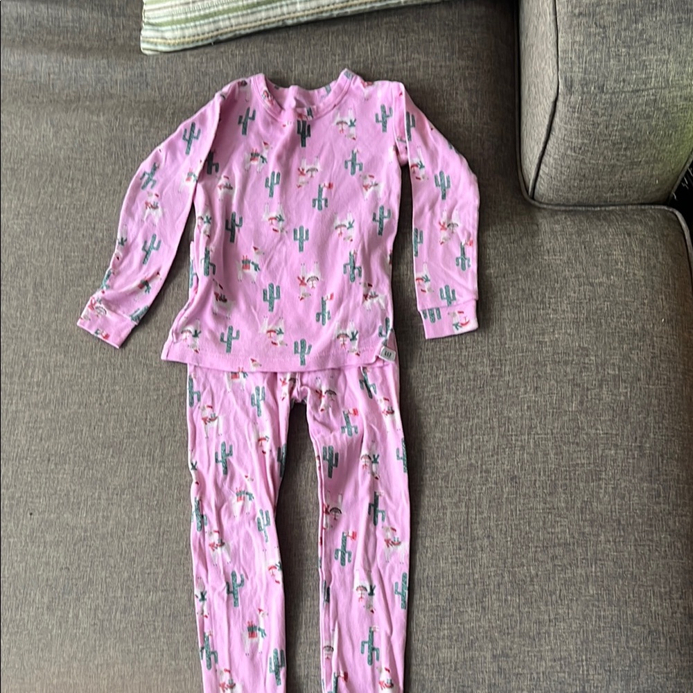 Gap Kids Pink Cactus Print Kids Pajamas